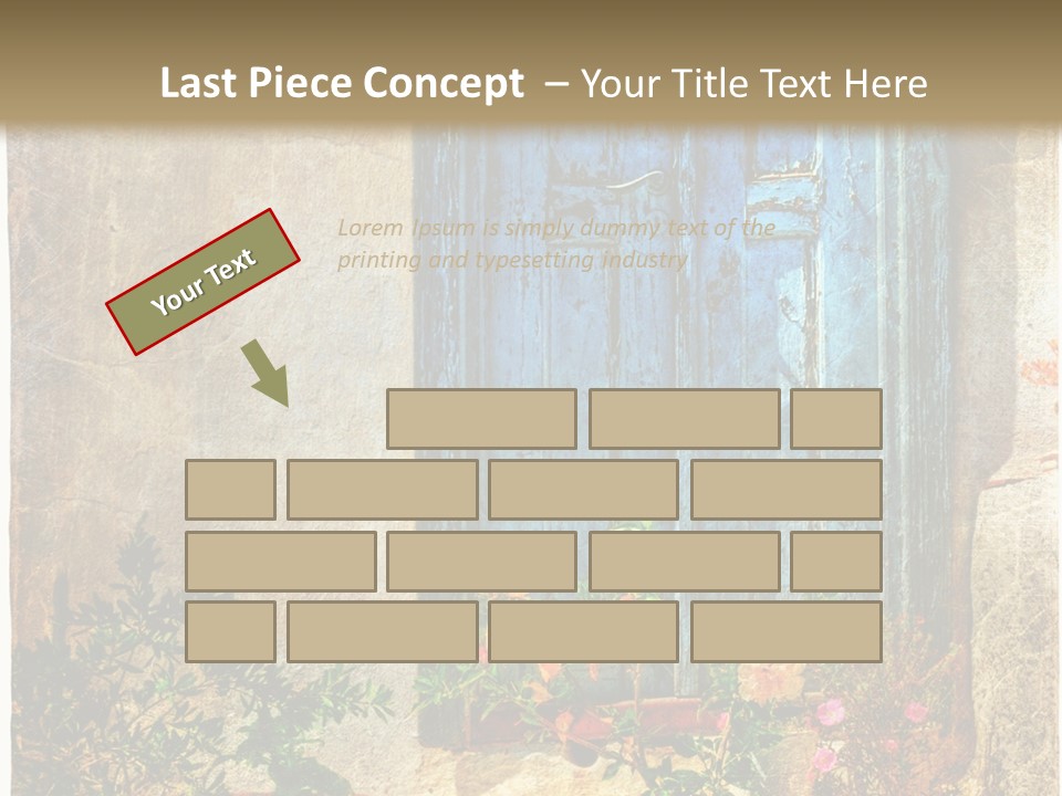 Town Exterior Paint PowerPoint Template