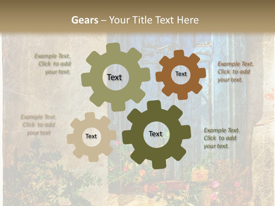 Town Exterior Paint PowerPoint Template