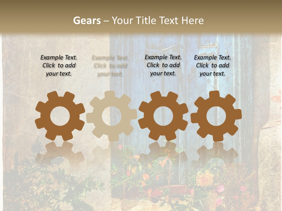 Town Exterior Paint PowerPoint Template