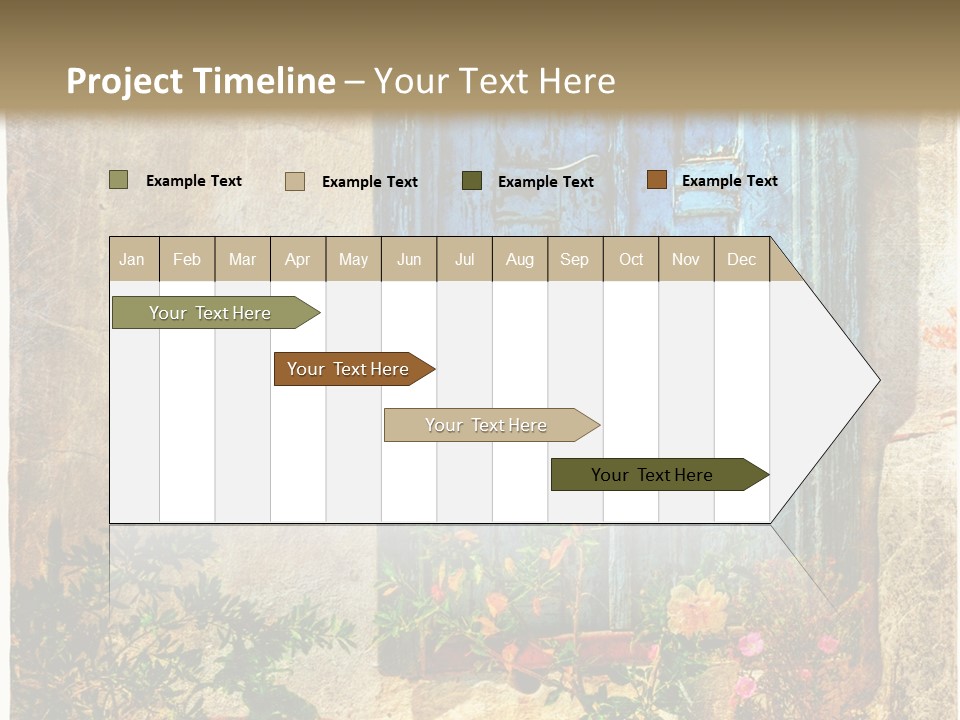 Town Exterior Paint PowerPoint Template