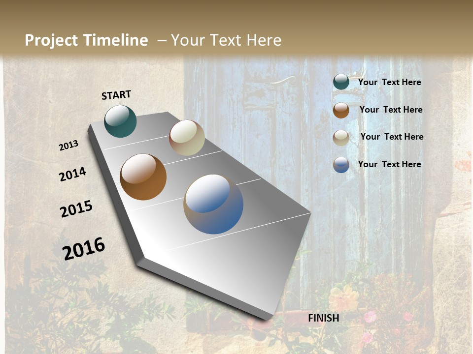 Town Exterior Paint PowerPoint Template