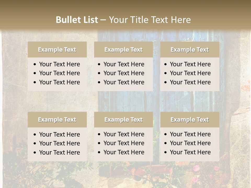 Town Exterior Paint PowerPoint Template