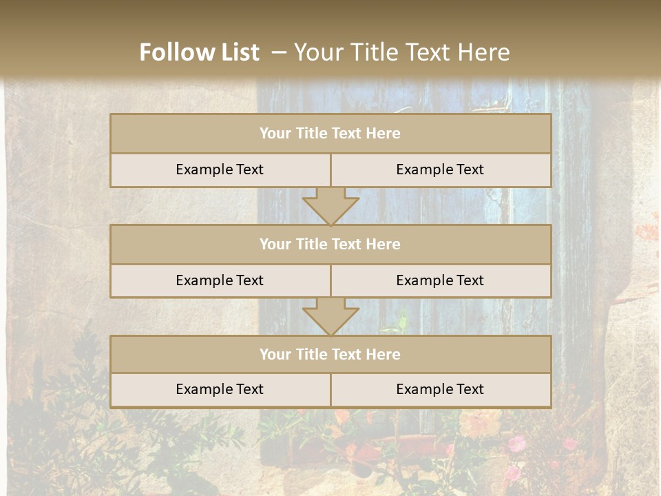 Town Exterior Paint PowerPoint Template
