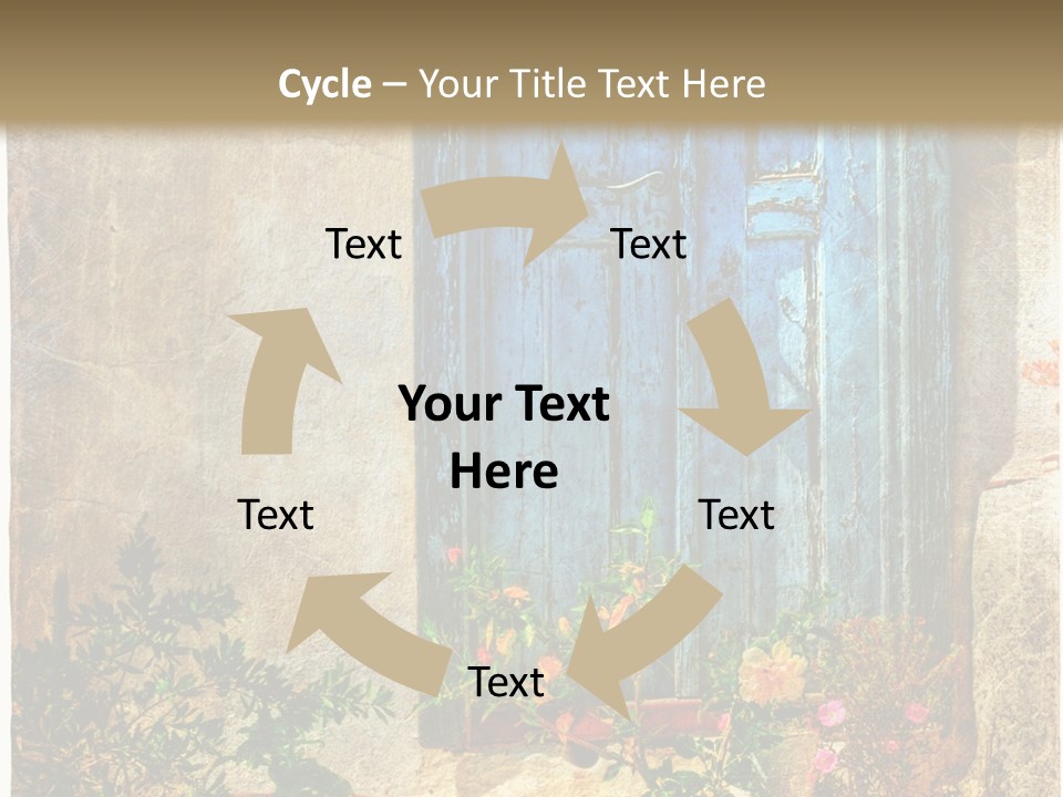 Town Exterior Paint PowerPoint Template