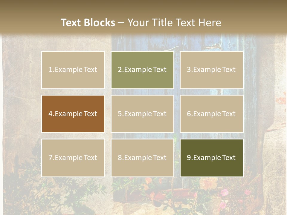 Town Exterior Paint PowerPoint Template