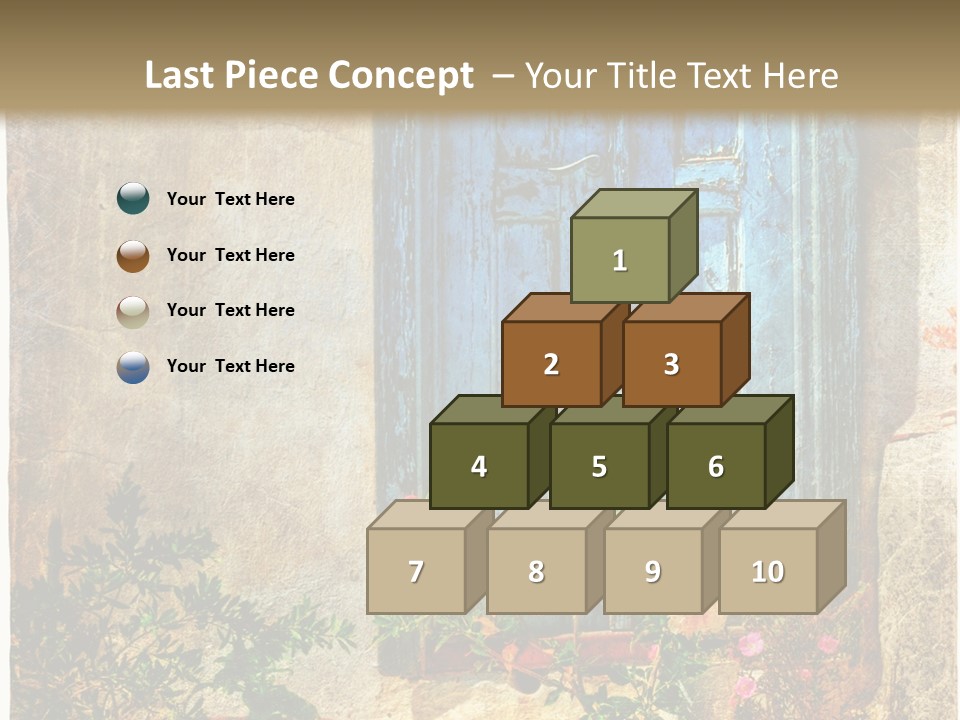 Town Exterior Paint PowerPoint Template