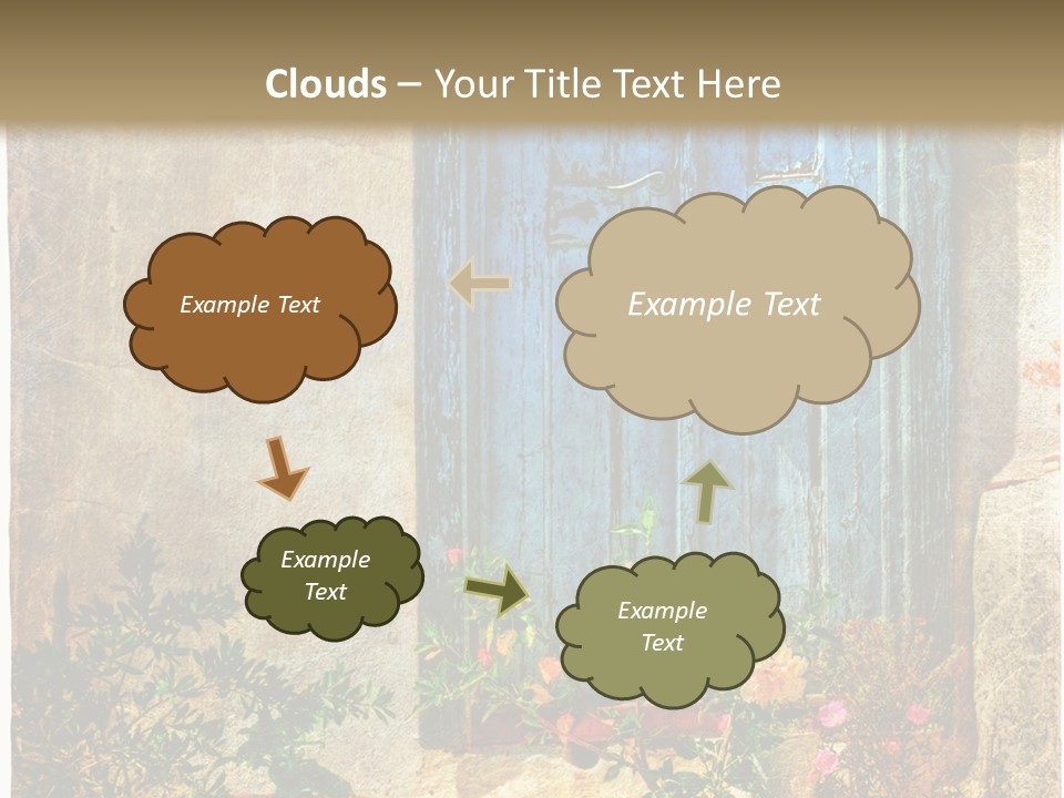 Town Exterior Paint PowerPoint Template