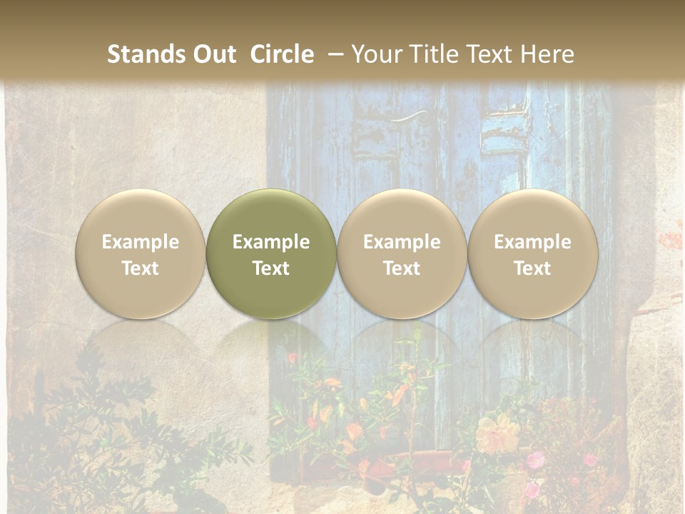 Town Exterior Paint PowerPoint Template