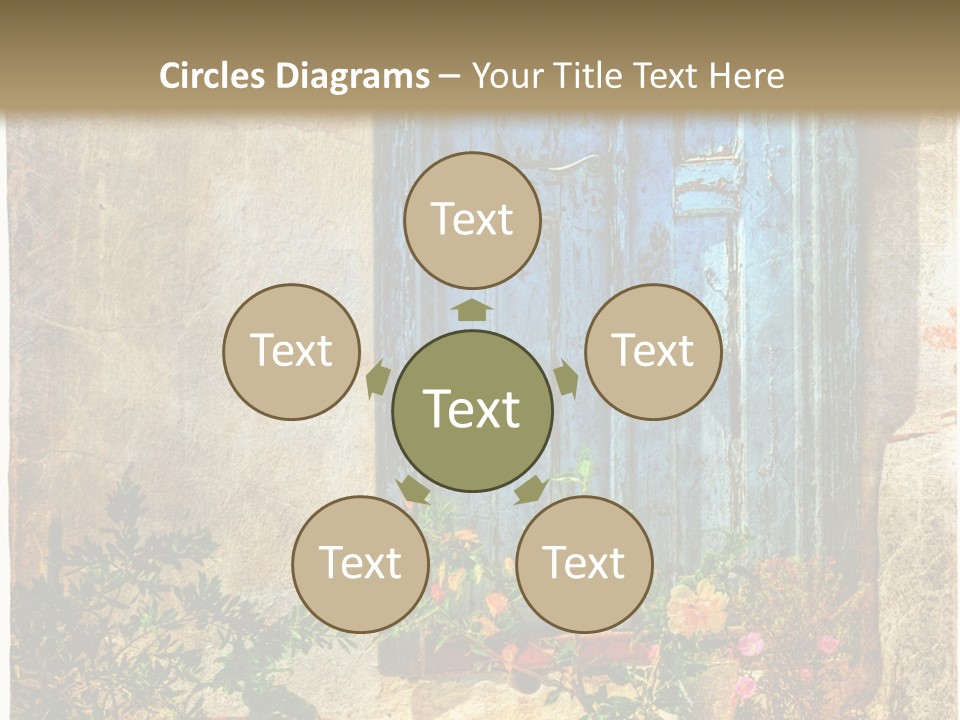 Town Exterior Paint PowerPoint Template