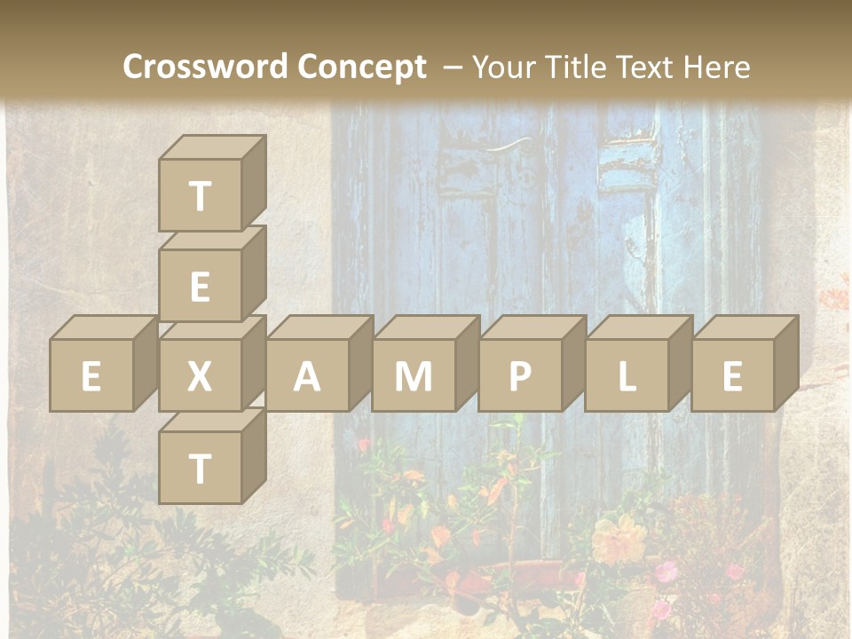 Town Exterior Paint PowerPoint Template