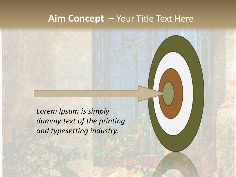 Town Exterior Paint PowerPoint Template