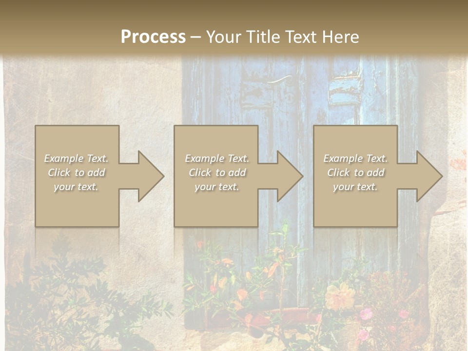 Town Exterior Paint PowerPoint Template
