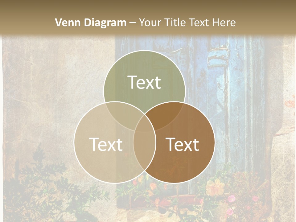 Town Exterior Paint PowerPoint Template