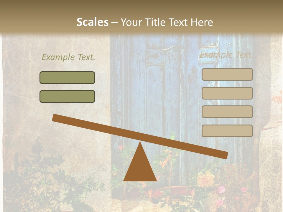 Town Exterior Paint PowerPoint Template