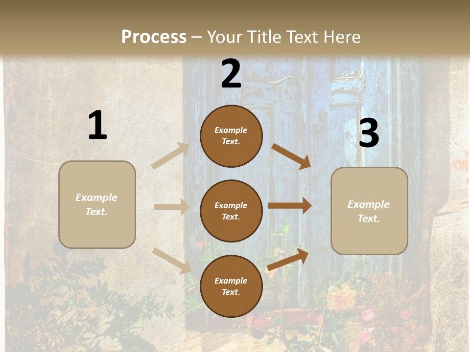 Town Exterior Paint PowerPoint Template