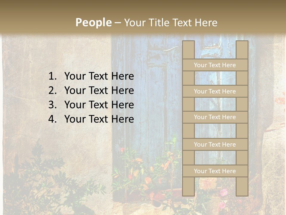 Town Exterior Paint PowerPoint Template