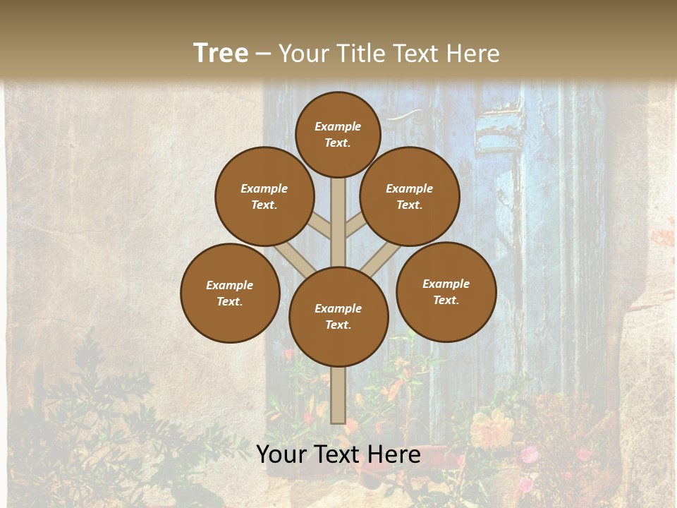 Town Exterior Paint PowerPoint Template