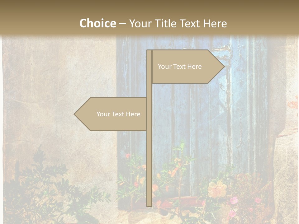 Town Exterior Paint PowerPoint Template