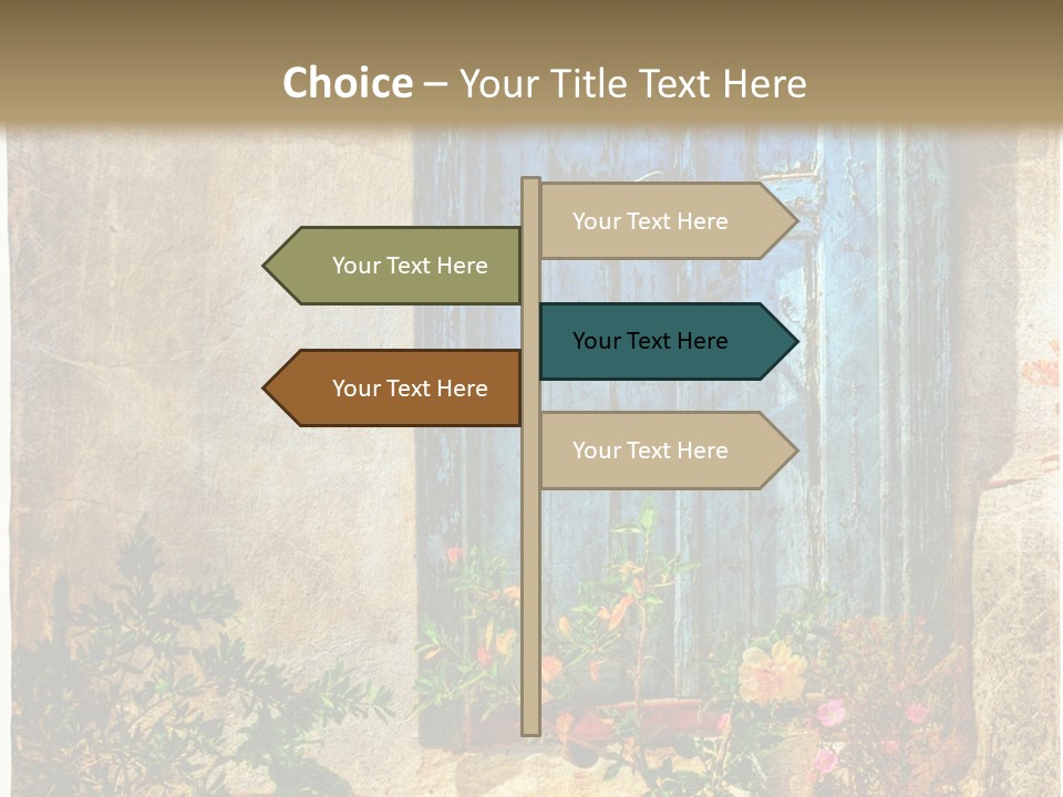 Town Exterior Paint PowerPoint Template