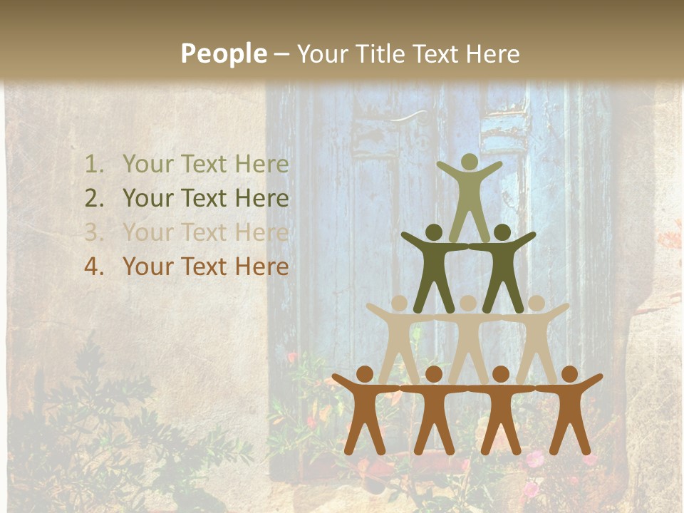 Town Exterior Paint PowerPoint Template