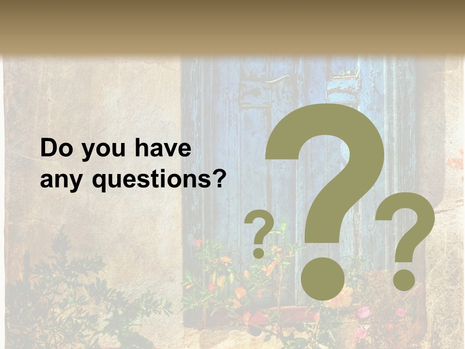 Town Exterior Paint PowerPoint Template