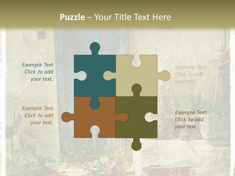 Wall City Architecture PowerPoint Template