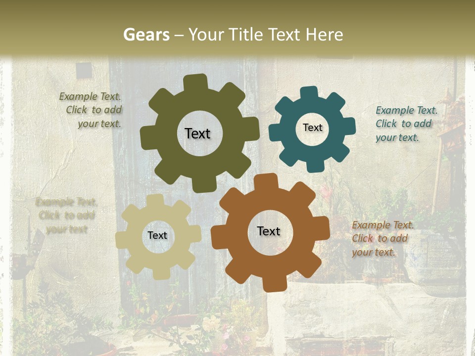 Wall City Architecture PowerPoint Template