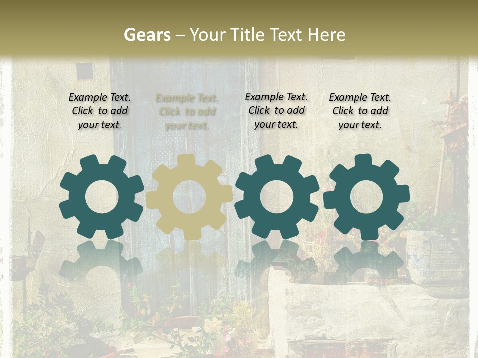 Wall City Architecture PowerPoint Template