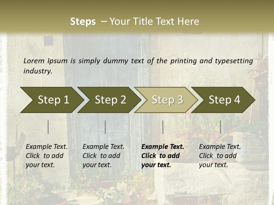 Wall City Architecture PowerPoint Template