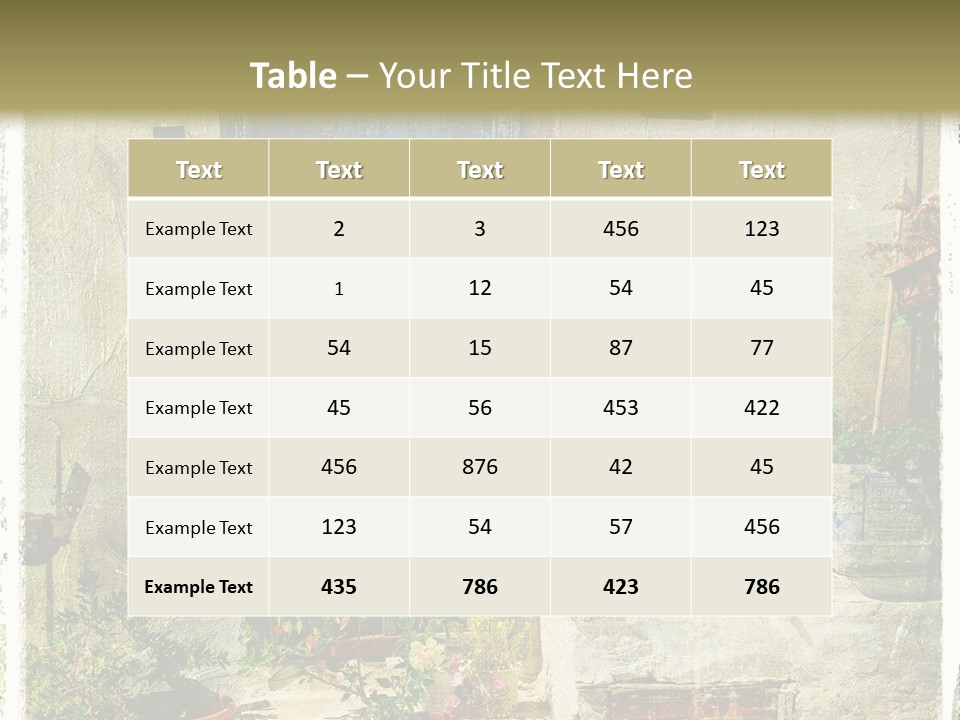 Wall City Architecture PowerPoint Template