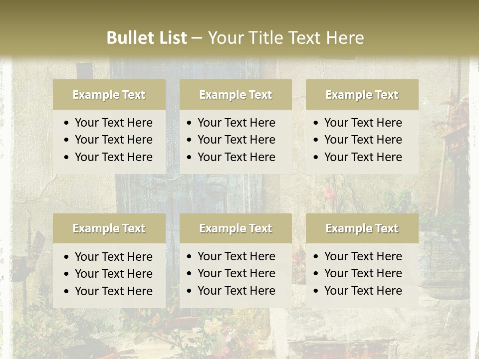Wall City Architecture PowerPoint Template