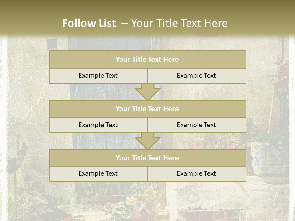 Wall City Architecture PowerPoint Template