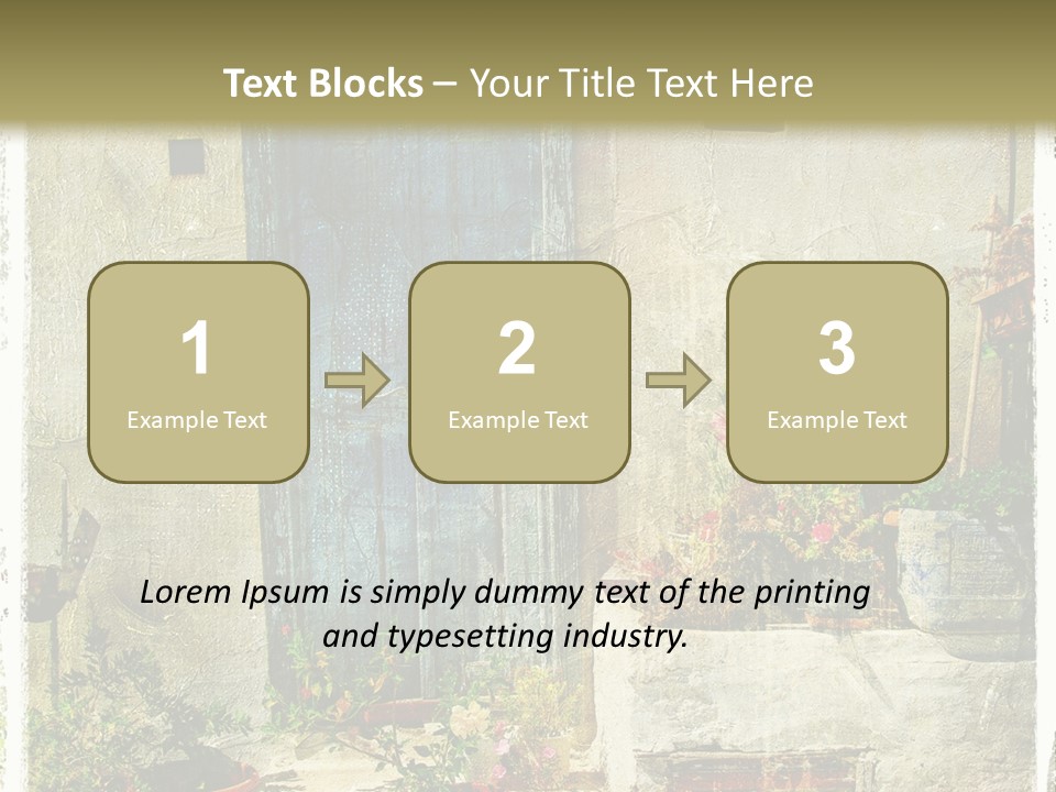 Wall City Architecture PowerPoint Template