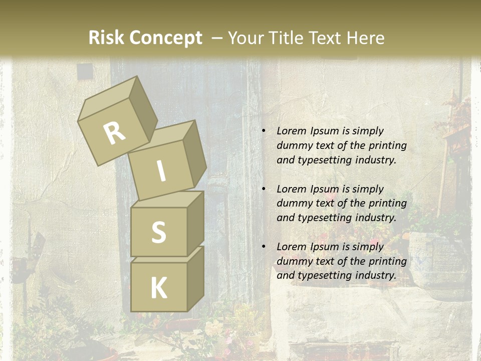 Wall City Architecture PowerPoint Template