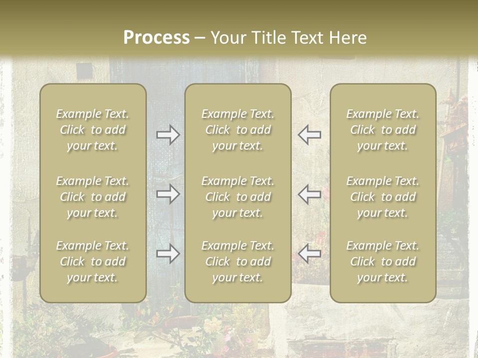 Wall City Architecture PowerPoint Template