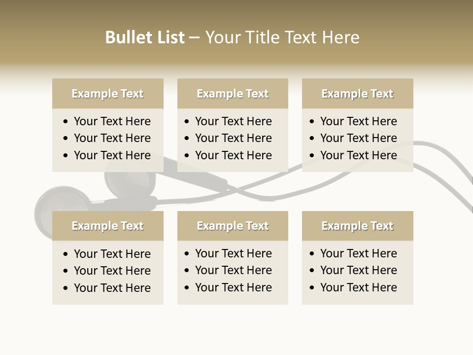 Image Tereo Electronic PowerPoint Template
