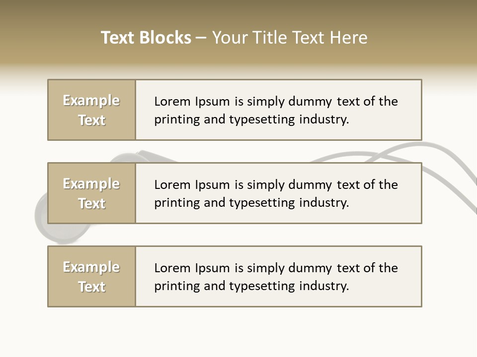 Image Tereo Electronic PowerPoint Template