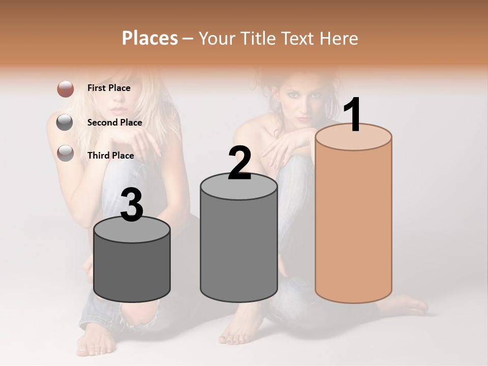 Chair Teamwork Happy PowerPoint Template