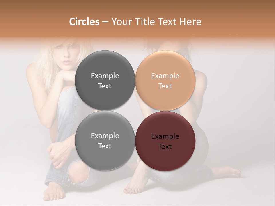 Chair Teamwork Happy PowerPoint Template