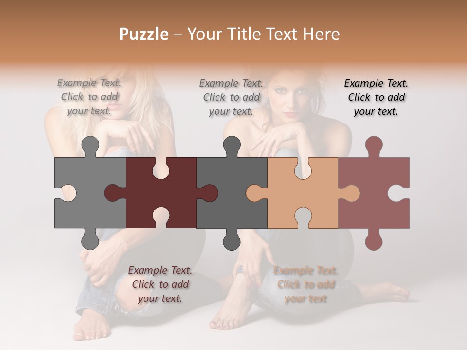 Chair Teamwork Happy PowerPoint Template