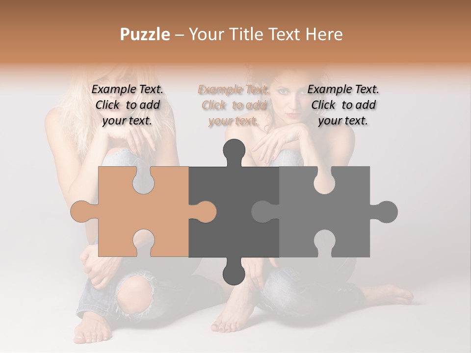 Chair Teamwork Happy PowerPoint Template