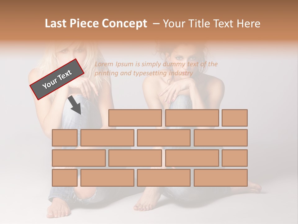 Chair Teamwork Happy PowerPoint Template