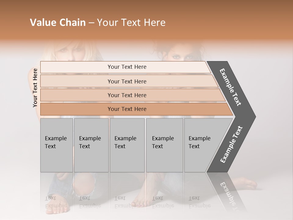 Chair Teamwork Happy PowerPoint Template