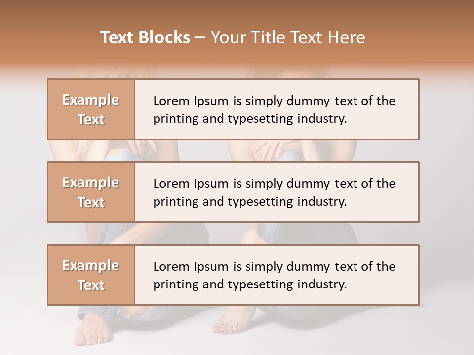 Chair Teamwork Happy PowerPoint Template