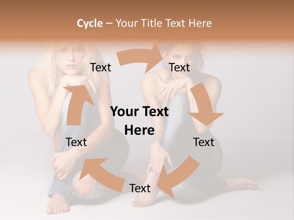 Chair Teamwork Happy PowerPoint Template