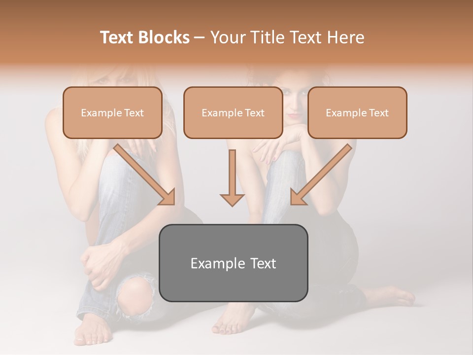 Chair Teamwork Happy PowerPoint Template