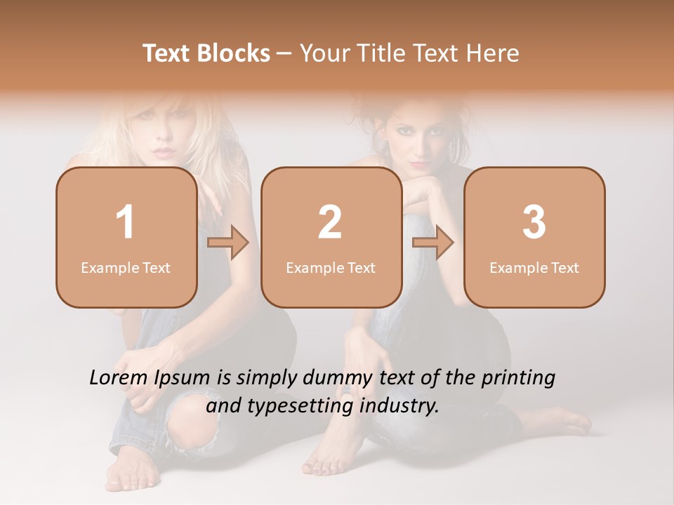 Chair Teamwork Happy PowerPoint Template
