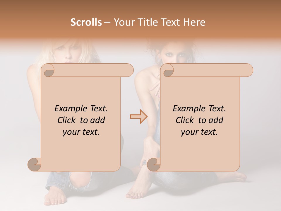 Chair Teamwork Happy PowerPoint Template