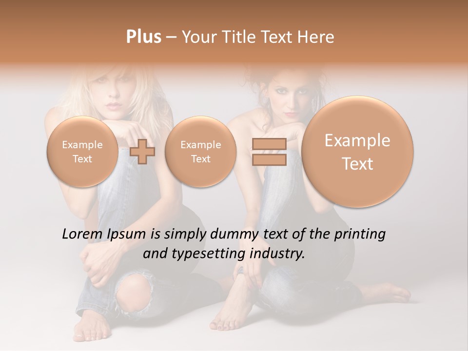 Chair Teamwork Happy PowerPoint Template