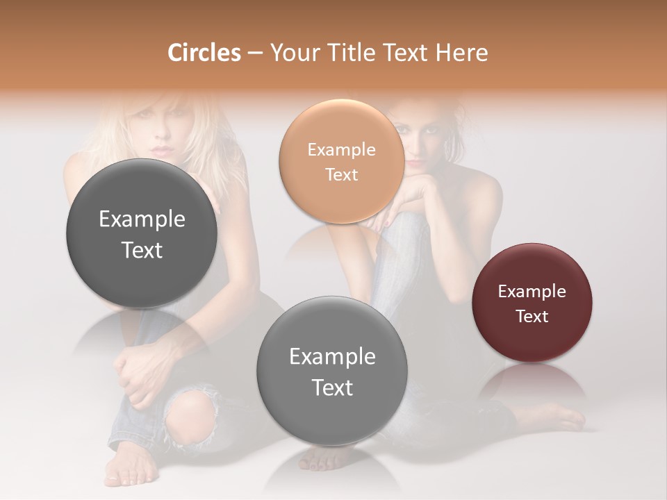 Chair Teamwork Happy PowerPoint Template